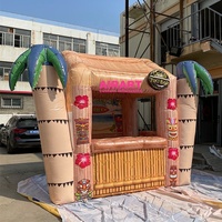 Bar pub gonflable pour fête de camping en plein air Airart tente de boissons gonflable personnalisée bar tiki gonflable durable