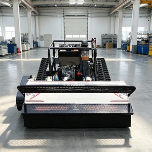 Tondeuse à gazon télécommandée autotractée, machine à couper l'herbe à chenilles télécommandée à essence de 1000 mm - Product Image 3
