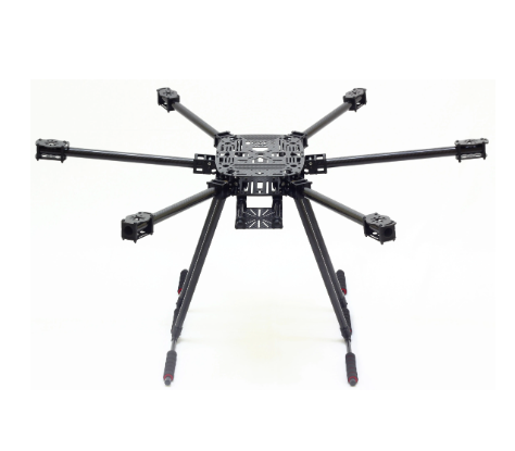 ZD850 Foldable Arm Hexacopter Kit MM Hexa-Rotor Frame with Unfoldable Landing Gear for FPV Drones Accessories