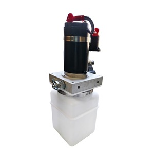 Unidad de Potencia Hidráulica Mini de 12V 800W, Micro Estación de Bombeo Hidráulica para Plataforma Elevadora de Tijera Pequeña, Unidad de Potencia para Plataforma Elevadora de Tijera Pequeña de 12V 800W - Product Image 1