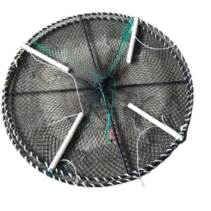 Nasse à crabes en filet coulé, à nœud unique, pour la capture de crabes, homards et crevettes en mer, lac et rivière - Product Image 1