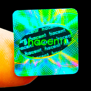 Benutzer definierter Druck Manipulation sicheres 3D-Wärme-Thermopapier PVC-Karte Holo graphische Etiketten aufkleber Hologramm rollen - Product Image 3