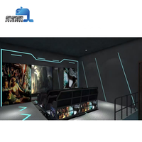 Cinéma sur rail métallique intérieur/extérieur, technologie 3D à vision directe, plateforme de mouvement en plastique, plus de 700 jeux VR, certifié CE, garantie 24 mois