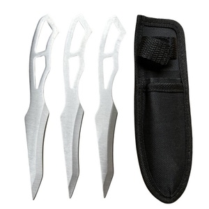 Cuchillo de Camping Multifuncional de Acero Inoxidable con Hoja Fija, Mango de Nailon y Fibra de Vidrio, 27 cm de Longitud Total, Supervivencia al Aire Libre - Product Image 1