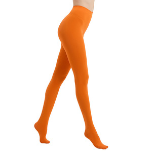Collant Opaque Femme Tricoté Taille Haute 80 Deniers Doux Couleur Unie Avec <span class=keywords><strong>Pied</strong></span> <span class=keywords><strong>Sexy</strong></span> Mature Imprimé Spandex Polyester Été - Product Image 4