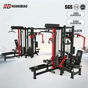 Machine multi-stations 4-en-1 pour <span class=keywords><strong>salle</strong></span> <span class=keywords><strong>de</strong></span> <span class=keywords><strong>sport</strong></span> commerciale, nouvelle conception, avec poids à disques. - Product Image 2