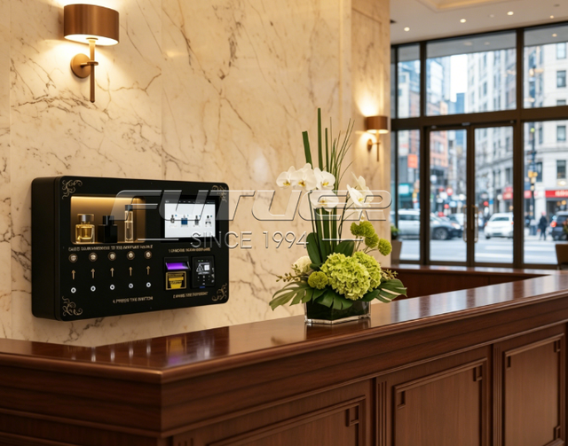 Automatic Touch Screen Perfume Vending Machine Fragrance Dispenser Credit Card Vending Machine for High-End Hotel/Shopping Mall