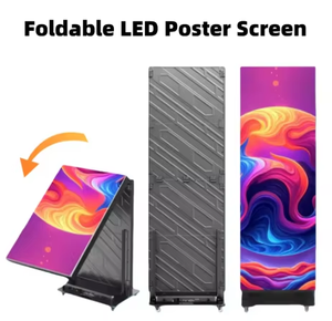 Factory Custom Movable LED <b>Poster</b> Screen Portable Indoor Commercial LED Advertising Banner For Retail Shop Digital Display - Product Image 5