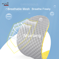 Semelles légères Mustang avec soutien de la voûte plantaire, respirantes, en PU, EVA et mesh, pour chaussures de sport et décontractées
