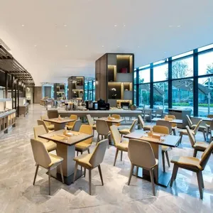 Perabotan restoran, kafe Modern kursi makan dan meja peralatan restoran