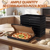 Schnelle Lieferung Günstige Maßgefertigte Recycelbare Wellpappe-Pizzabox Großhandel Mit Logo für Verpackung