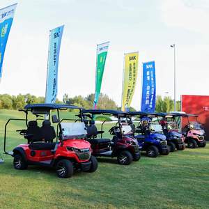 <span class=keywords><strong>Chariots</strong></span> <span class=keywords><strong>de</strong></span> <span class=keywords><strong>Golf</strong></span> Électriques Biplaces Haut <span class=keywords><strong>de</strong></span> Gamme avec Pneus <span class=keywords><strong>de</strong></span> 12/14 Pouces, Tension <span class=keywords><strong>de</strong></span> Batterie 48V, Personnalisation et Éclairage d'Ambiance - Product Image 5