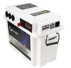 Portatile LiFePo4 marine batteria generatore solare portatile 12v contenitore di batteria di plastica
