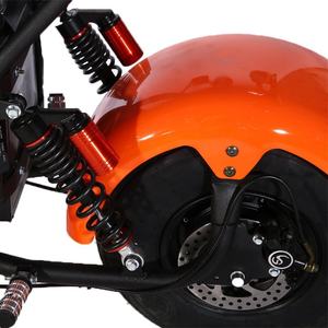 Vélo tout-terrain Harlem électrique Citycoco conforme CE <span class=keywords><strong>EMC</strong></span> EEC double batterie au lithium 20ah Pro Model1500w 200kg Wide Fat Tire - Product Image 3