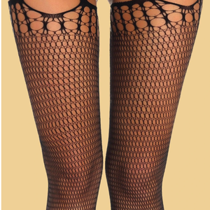 Jarretière sexy en résille avec bas <span class=keywords><strong>sans</strong></span> culotte - Product Image 3