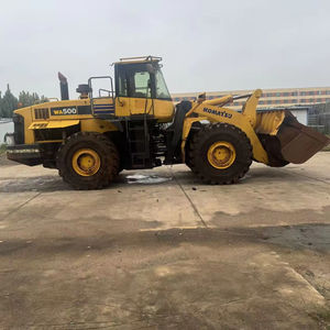 Chargeuse sur pneus Komatsu d'occasion, moteur diesel, pompe hydraulique ENERPAC, capacité nominale de 15 tonnes, importée du Japon, haute qualité, 2019 - Product Image 1