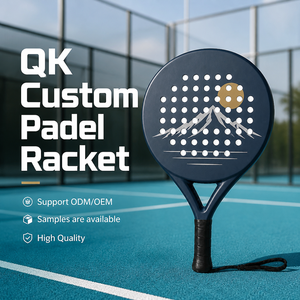 <span class=keywords><strong>Raquette</strong></span> de padel en fibre de carbone 3K 12K 18K de haute qualité, légère, avec impression de coucher de soleil sur la <span class=keywords><strong>montagne</strong></span>, forme ronde, Pala pour les sports de padel en plein air - Product Image 1