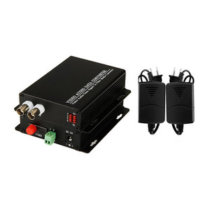 1 par 2 canal RS485 devolver datos 960 P HD-CVI de fibra óptica a BNC Digital Video convertidor transmisor receptor - Product Image 5