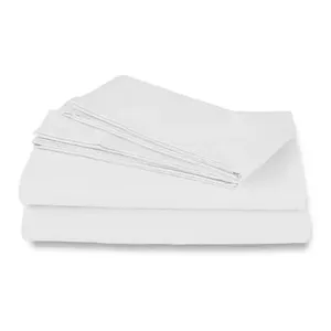 Sábanas de Microfibra Tamaño Doble, Textura Suave, Color Liso, Uso Doméstico, Todas las Temporadas, Grado A para Adultos - Product Image 4