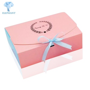 Boîte à bonbons en papier rose personnalisée en gros pour les petits cadeaux de fête d'anniversaire ou de mariage pour les invités - Product Image 5