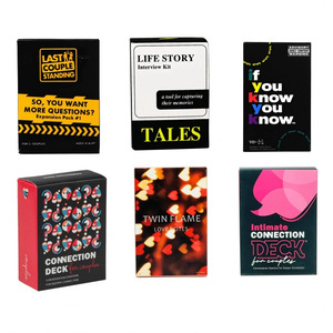 Assortiment de jeux de société en anglais pour fêtes, divertissement décontracté, jeu interactif, jeux éducatifs, jeux de poker, y compris l'édition pour couples - Product Image 2