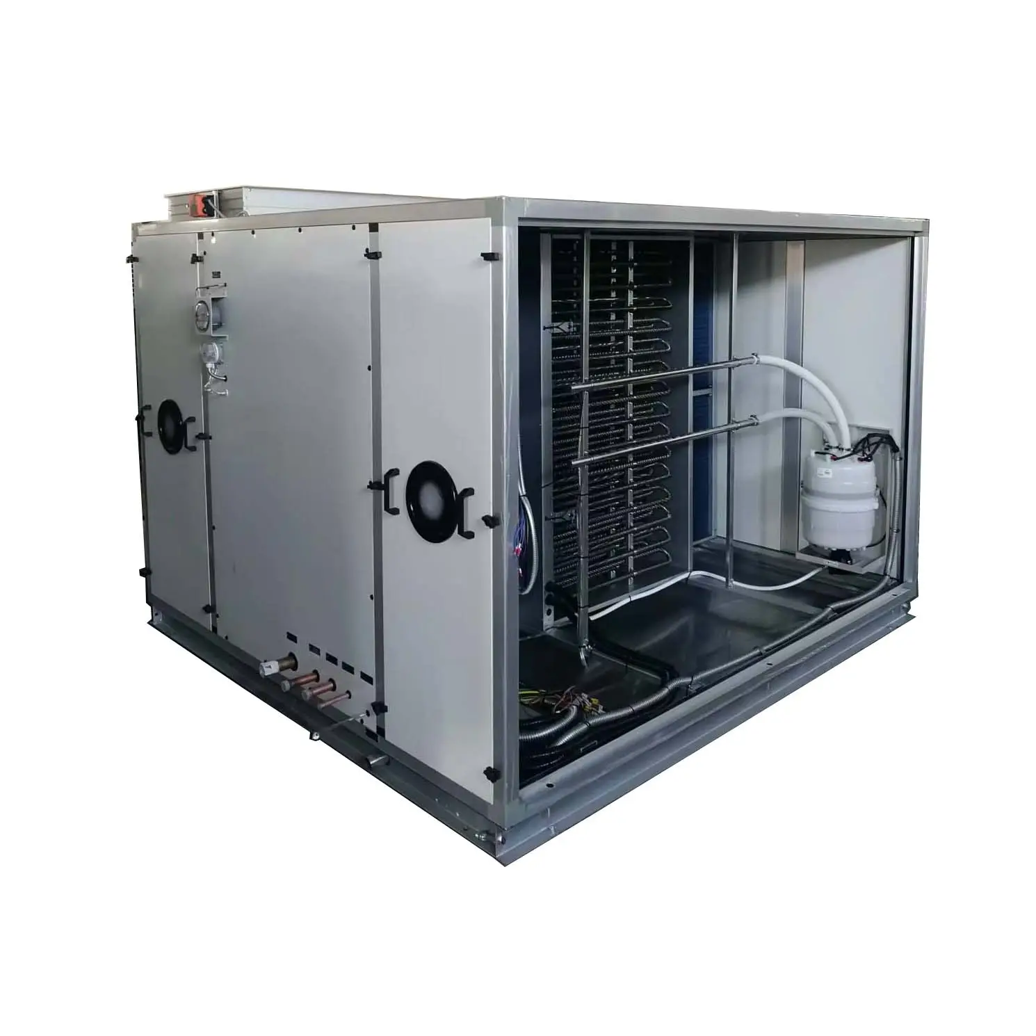 モジュール式空気処理ユニット断面設計冷水冷却または蒸発器冷却オプション