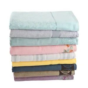 Supplier Customized Wholesale Bath Towels Plain 70x140 cm Plain Terry Set Luxury Hotel Bath Towel