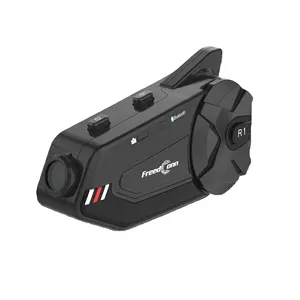 FreedConn R1 Plus BluetoothWiFiビデオレコーダー1000Mヘッドセットインターホンモーターサイクルヘルメット用モーターサイクルインターホン