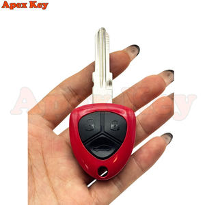 Coque de clé à distance de remplacement neuve de haute qualité, 3 boutons, rouge, ABS, avec démarrage à distance pour Ferrari F430, lame non taillée, logo - Product Image 5