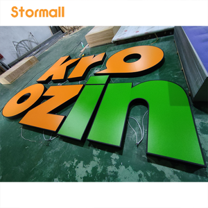 Tùy chỉnh ngoài trời LED kênh chữ ký Acrylic chiếu sáng biển nhà hàng kinh doanh <span class=keywords><strong>shopfront</strong></span> quảng cáo biểu tượng dẫn đăng ký - Product Image 4