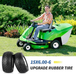 Ruedas giratorias <span class=keywords><strong>Hitech</strong></span> 15x6,00-6, rueda de goma de repuesto para cortacésped, 2 uds., 3/4 \ ", diámetro de rodamiento 3 \", cubo centrado para montar - Product Image 6