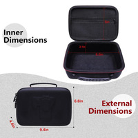 Étui rigide pour appareil photo en EVA, antichoc, avec insert en mousse personnalisé, sangle de poignet, compatible avec le boîtier de l'appareil photo, l'objectif et les accessoires
