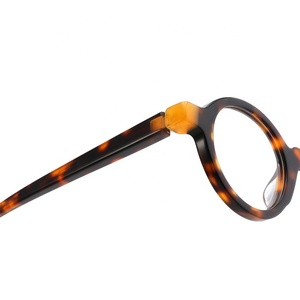 Hengtai, nuevo modelo, montura de acetato rectangular, montura de gafas ópticas, montura redonda de cara pequeña para hombres y mujeres, monturas de gafas - Product Image 6