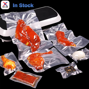 Sac sous vide alimentaire personnalisé transparent gaufré, scellé sur 3 côtés, en nylon et plastique PE, pour <span class=keywords><strong>jambon</strong></span>, bacon, thon, saucisse, fruits <span class=keywords><strong>de</strong></span> mer - Product Image 2