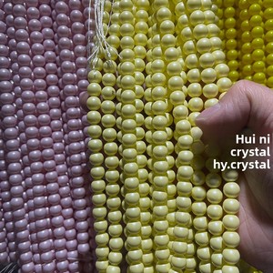 <span class=keywords><strong>Perles</strong></span> d'imitation de cristal 8MM pour colliers faits main, <span class=keywords><strong>perles</strong></span> <span class=keywords><strong>en</strong></span> vrac pour accessoires, vente <span class=keywords><strong>en</strong></span> <span class=keywords><strong>gros</strong></span>, électroplaquées - Product Image 2