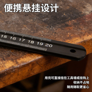 Regla de Aleación de Aluminio, Regla de Ángulo Móvil de 45 Grados, Herramienta de Medición para Trabajos en Madera - Product Image 4
