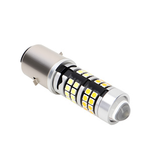 Nuovo Faro Anteriore LED 12V per Moto, Mini Luci di Guida Bianche e Gialle Bicolore <span class=keywords><strong>H4</strong></span> P15D BA20D - Product Image 1