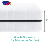 Matelas bébé en mousse à mémoire de forme haute densité personnalisable de haute qualité Matelas enfant lavable