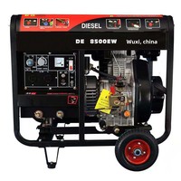 Générateur d'essence portable refroidi par air de haute qualité à faible bruit 6kW 420cc monophasé 220V avec démarrage à distance pour usage domestique