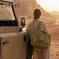 Nouvel Arrivage Sac à Main Tricoté Résistant à l'Usure avec Lettres Grande Capacité Couleur Unie Sac à Bandoulière pour le Quotidien et les Voyages Sac pour Femme