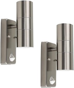 <span class=keywords><strong>Applique</strong></span> <span class=keywords><strong>murale</strong></span> moderne avec <span class=keywords><strong>détecteur</strong></span> <span class=keywords><strong>de</strong></span> <span class=keywords><strong>mouvement</strong></span> PIR, en acier inoxydable, sécurité pour l'<span class=keywords><strong>extérieur</strong></span>, 1 unité - Product Image 3