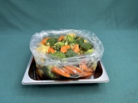 Sacs d'emballage sous vide pour rôtisserie chaude, en nylon plastique, utilisables au micro-ondes, 10 pièces, qualité alimentaire, pour poulet