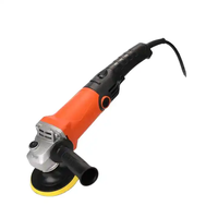 Meuleuse d'angle électrique à moteur sans balais à vitesse réglable 110V/220V 450W, outil électrique DIY avec gâchette pour la découpe et le meulage du métal et du bois