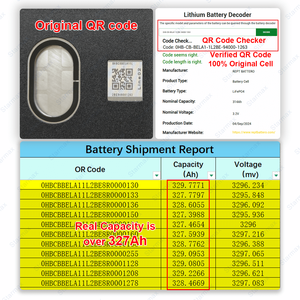 Batteria Starmax Rept <span class=keywords><strong>Battero</strong></span> 3.2V 330Ah 314 Ah Lifepo4, Cella al Litio LFP 314Ah al Miglior Prezzo - Product Image 2