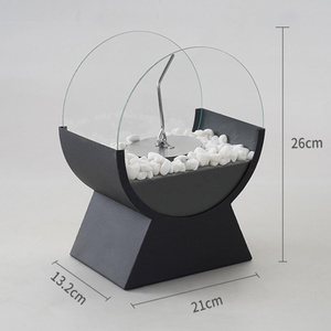 Stufa <span class=keywords><strong>a</strong></span> Etanolo da Tavolo in Acciaio Inox, Caminetto Portatile <span class=keywords><strong>a</strong></span> <span class=keywords><strong>Bioetanolo</strong></span> Senza Fumo per Riscaldamento Interno e Arredamento Casa - Product Image 2