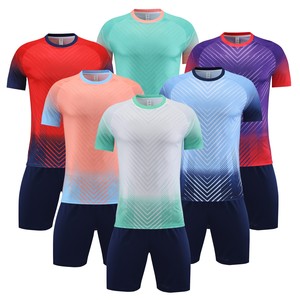 Custom 100% <b>Polyester</b> Kids Soccer Jersey Quick Dry Breathable Football Jersey Sets Children's Football <b>Shirt</b> - Product Image 5