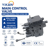Vanne de commande principale FD40-10 pour chariot élévateur Komatsu FD50, compatible avec les références 723-82-31100, FD50-10, FD45-10