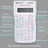 Machine à calculer professionnelle 240 fonctions 12 chiffres meilleure vente fournitures scolaires de bureau calculatrice scientifique pour les enfants