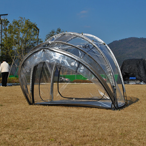 Tenda <span class=keywords><strong>in</strong></span> PVC regolabile per 4 persone una camera da letto e soggiorno una veranda completamente trasparente per genitori-bambini che prendono il sole a singolo strato - Product Image 6