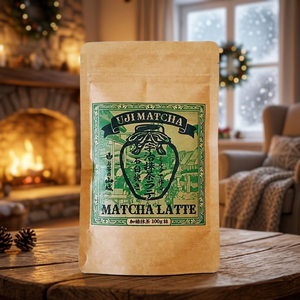 Poudre de Matcha UJI MATCHA pour Latte, 100g, Thé Vert Instantané Japonais - Product Image 1
